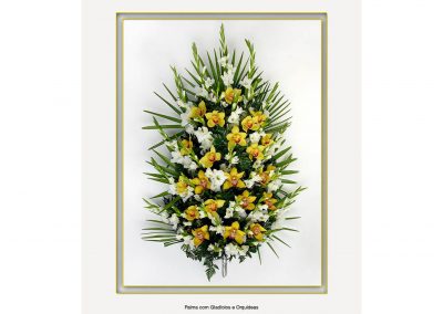 Palmas de flores de funerárias em Cascais
