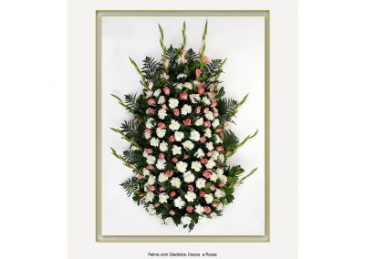 Palmas de flores da funerária em Cascais