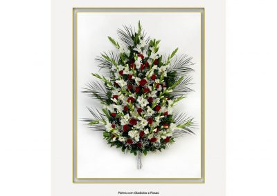 Coroas de flores da funerária Leonel na Parede