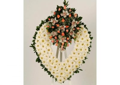 Coroas de flores da funerária Leonel em Cascais