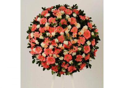 Coroas de flores da funerária em cascais